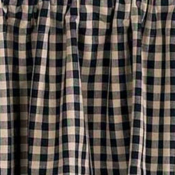 ⭐ Love Offers! New Raghu Heritage House Check Black Nutmeg Panels - 72" x 63" - Picture 3 of 4